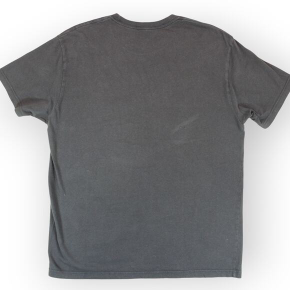 WILD LIFE T-Shirt Large Faded Black Next Level Y2K Loot Crate - Picture 4 of 4